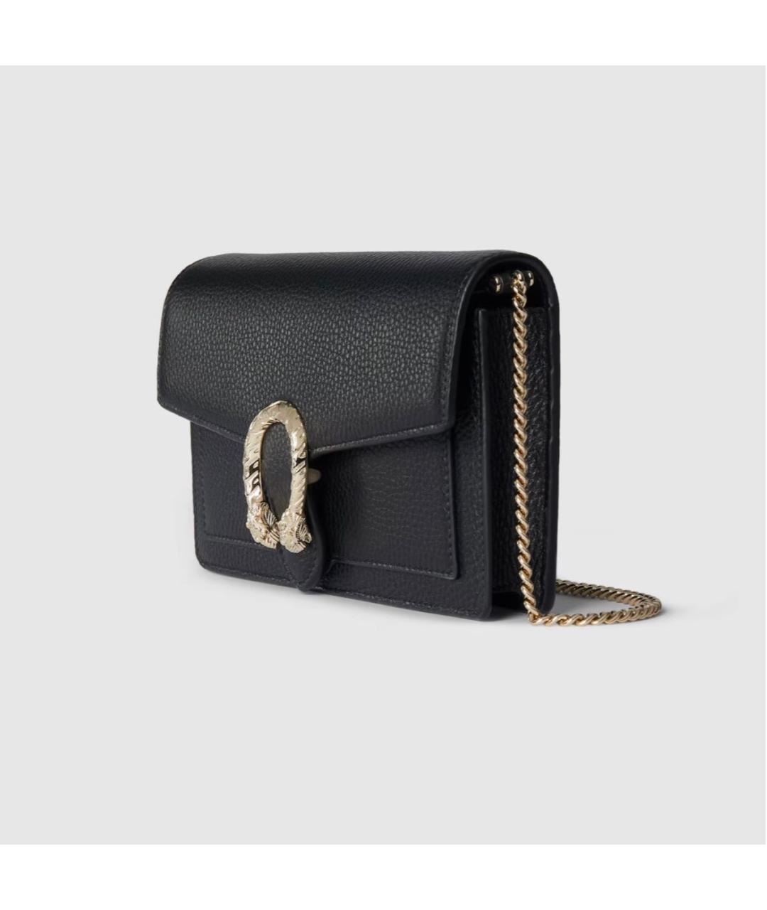 GUCCI Черный кожаный кошелек, фото 2