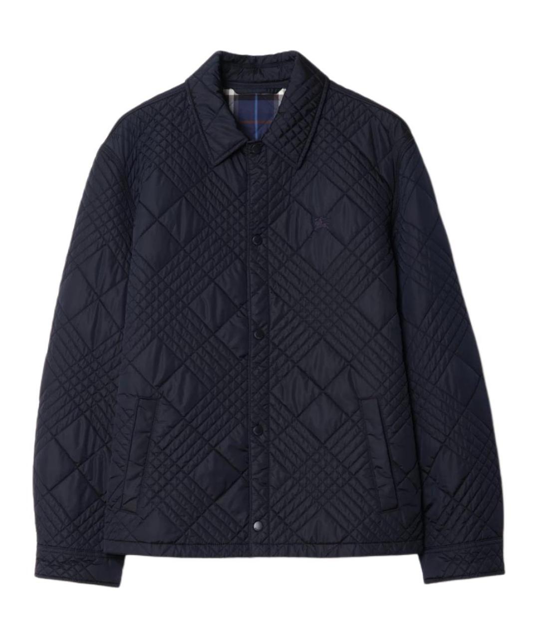 BURBERRY Темно-синий пуховик, фото 1
