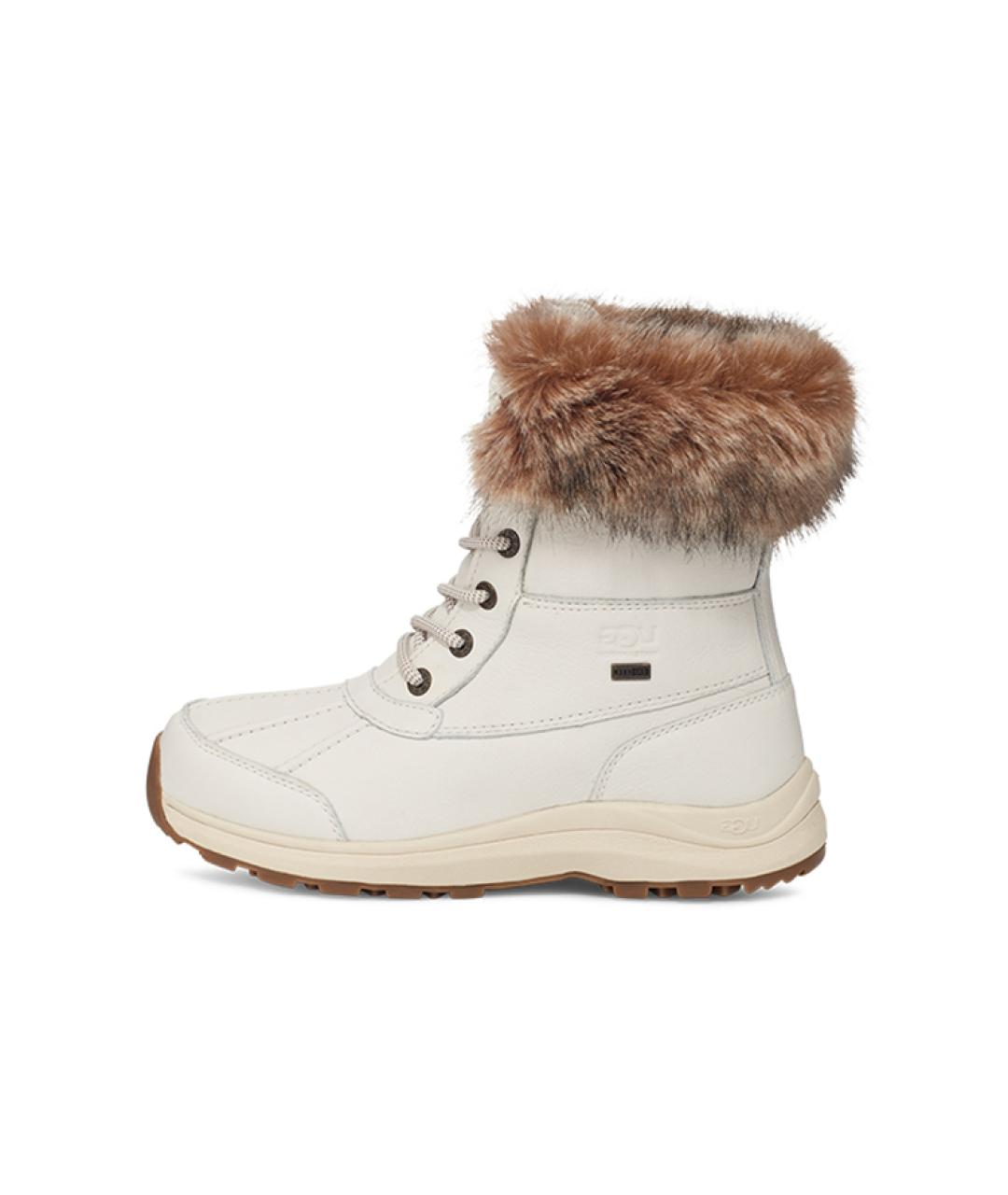 UGG AUSTRALIA Белые кожаные ботинки, фото 2