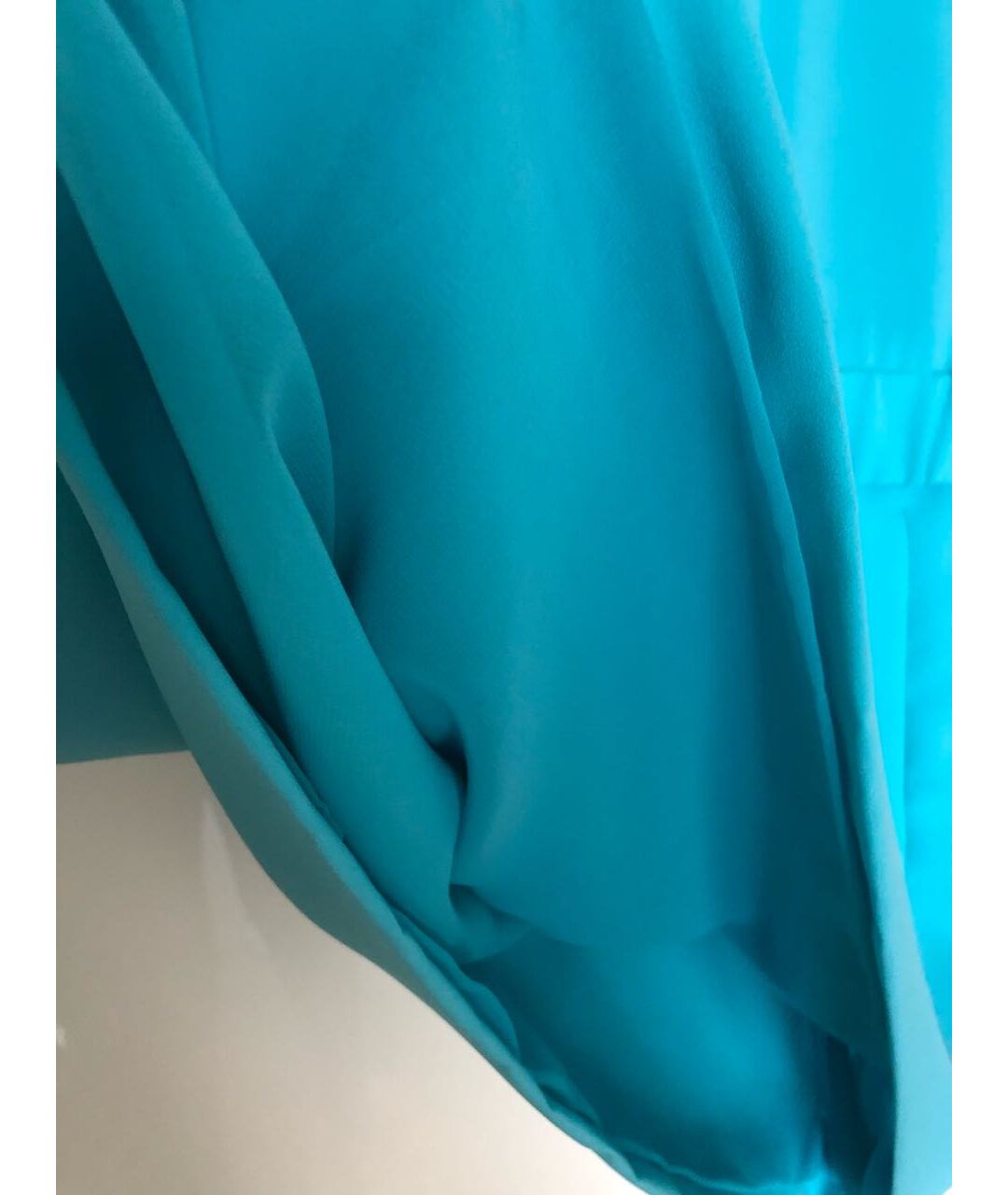 DIANE VON FURSTENBERG Голубое шелковое повседневное платье, фото 5
