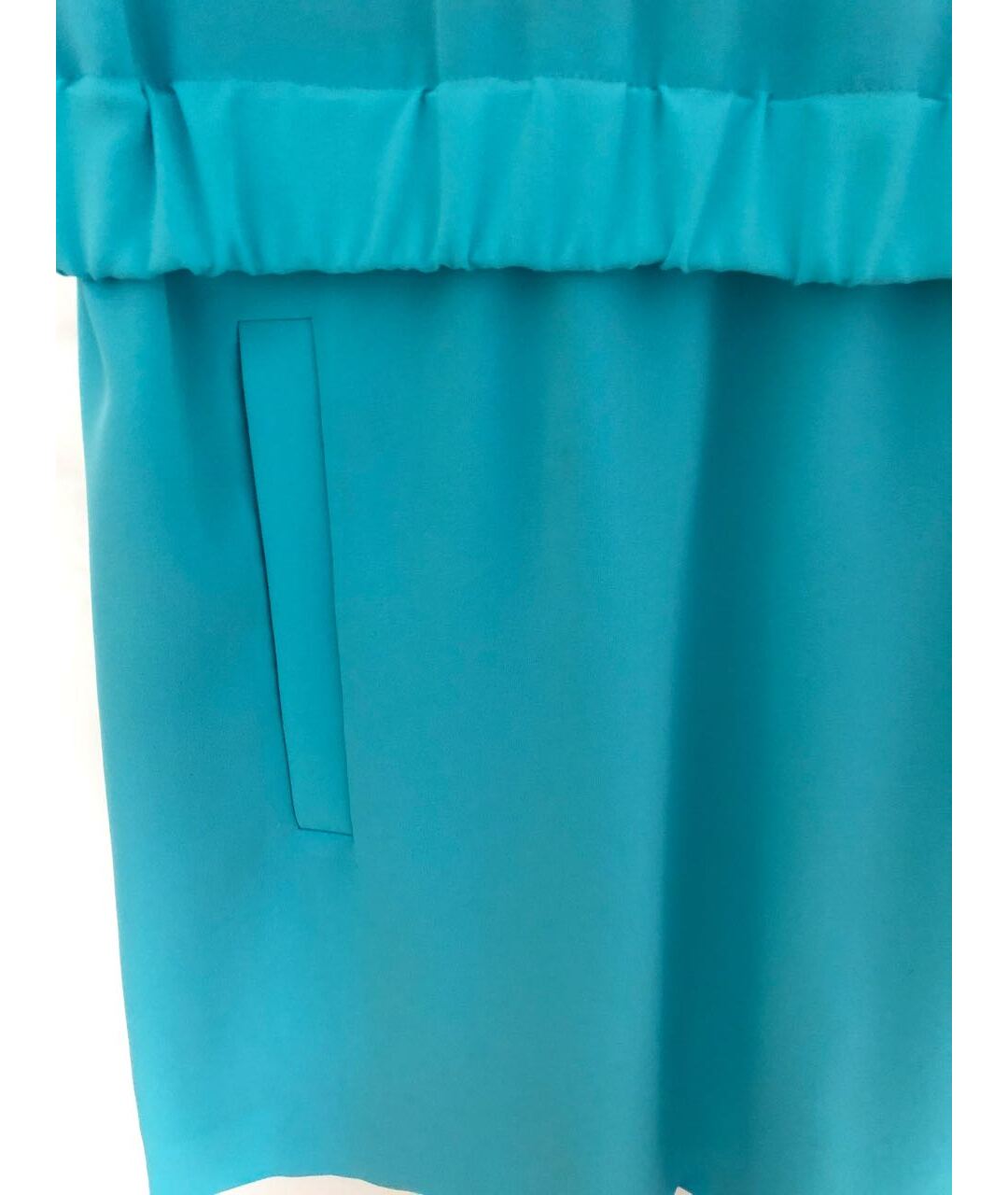 DIANE VON FURSTENBERG Голубое шелковое повседневное платье, фото 3