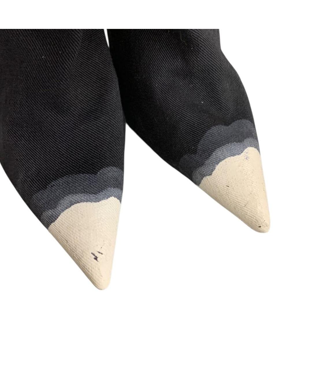 TOM FORD Черные текстильные сапоги, фото 5