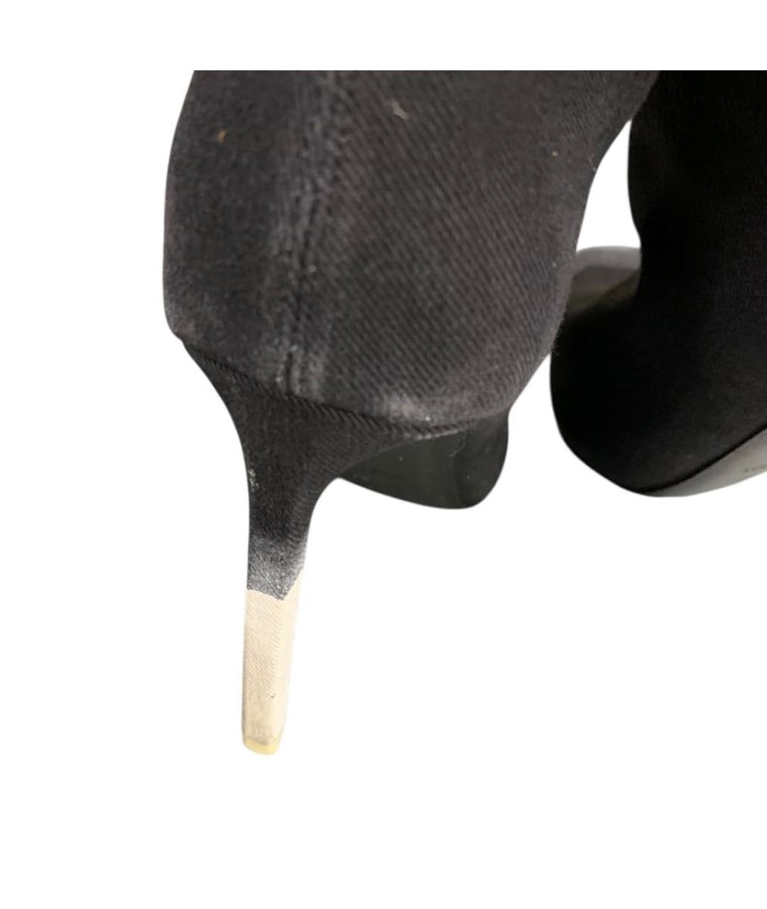 TOM FORD Черные текстильные сапоги, фото 6