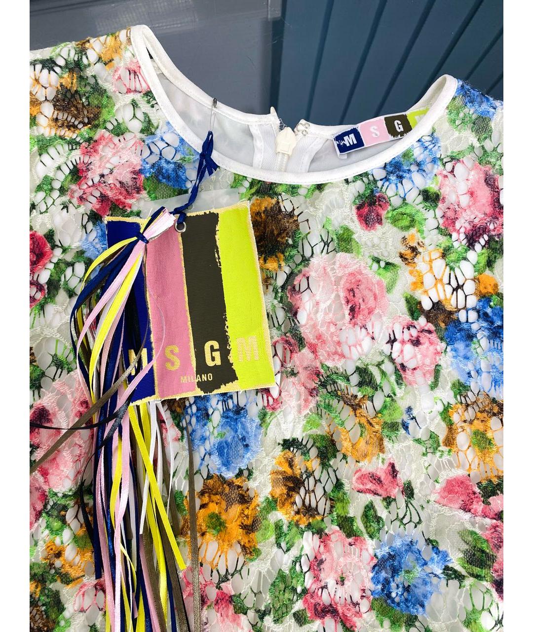 MSGM Мульти полиамидовая блузы, фото 3