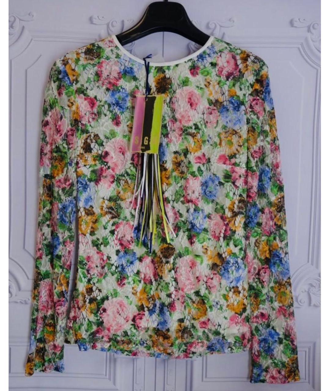 MSGM Мульти полиамидовая блузы, фото 6