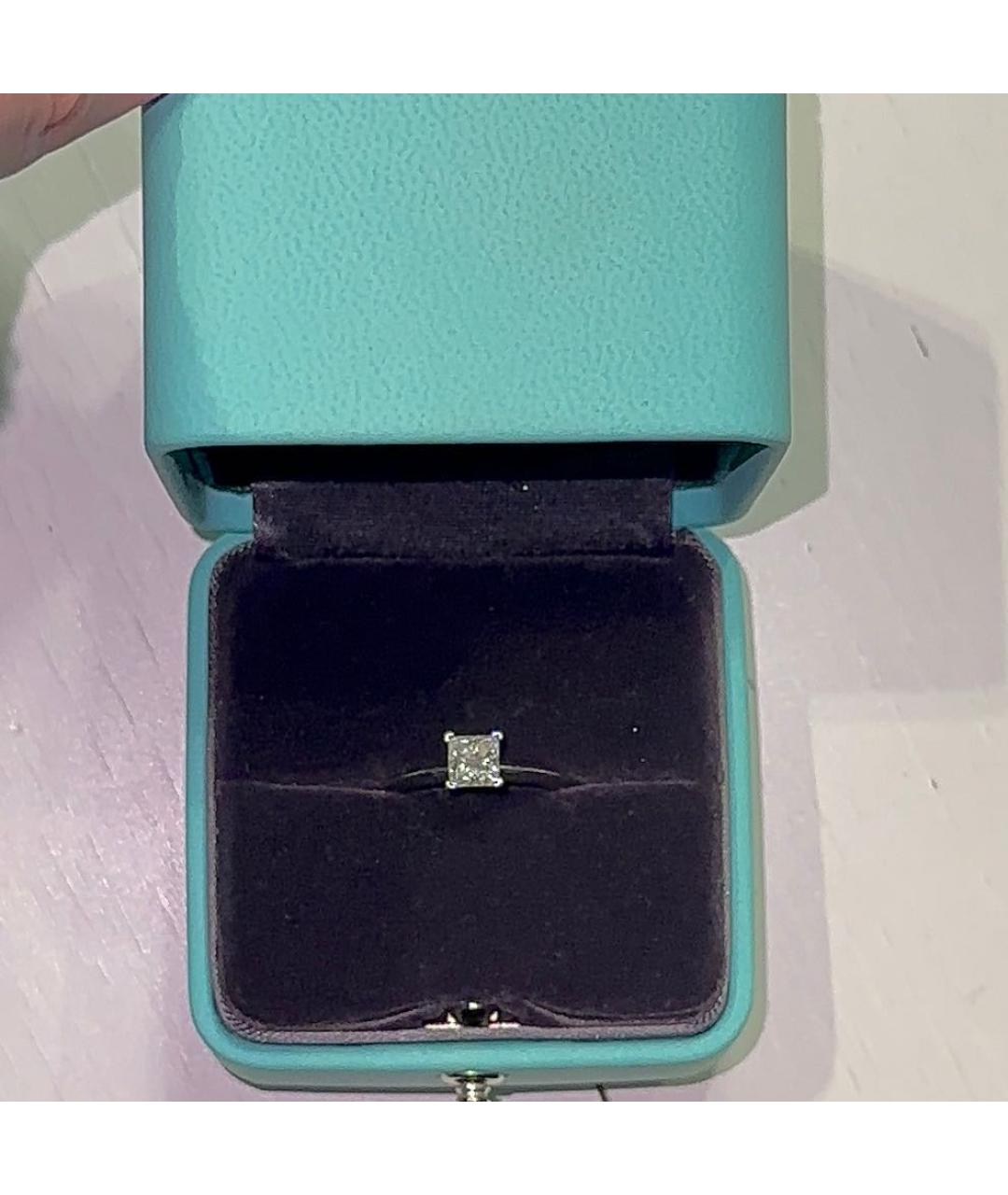 TIFFANY&CO Серебряное платиновое кольцо, фото 4