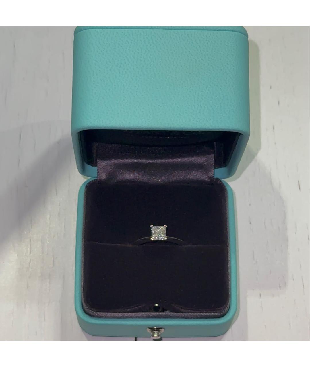 TIFFANY&CO Серебряное платиновое кольцо, фото 2