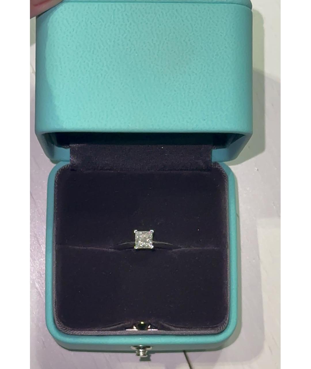 TIFFANY&CO Серебряное платиновое кольцо, фото 5