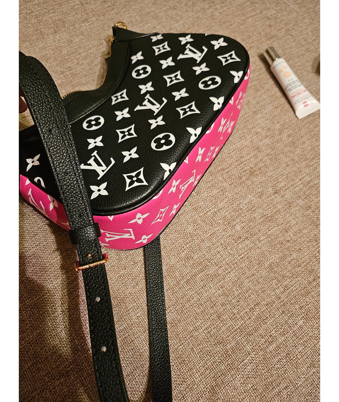 LOUIS VUITTON Белая кожаная сумка через плечо, фото 9