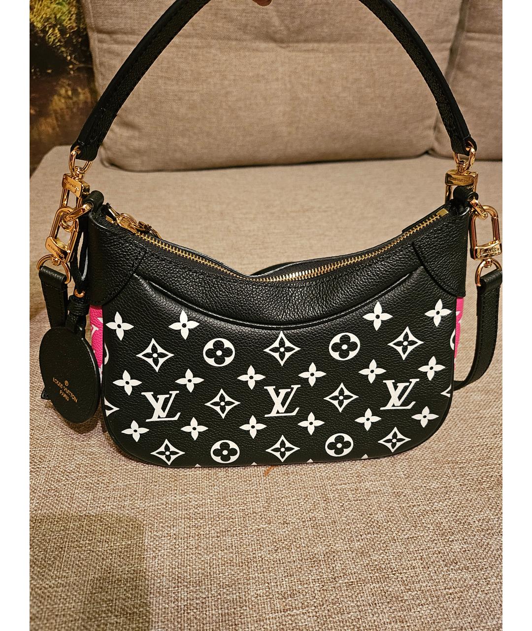 LOUIS VUITTON Белая кожаная сумка через плечо, фото 3