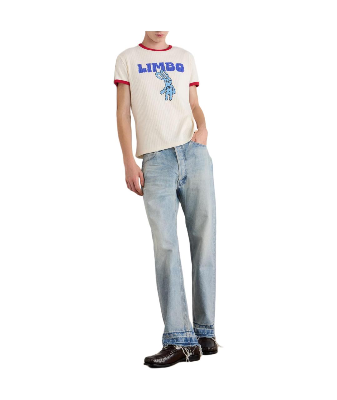 CELINE Бежевая футболка, фото 4