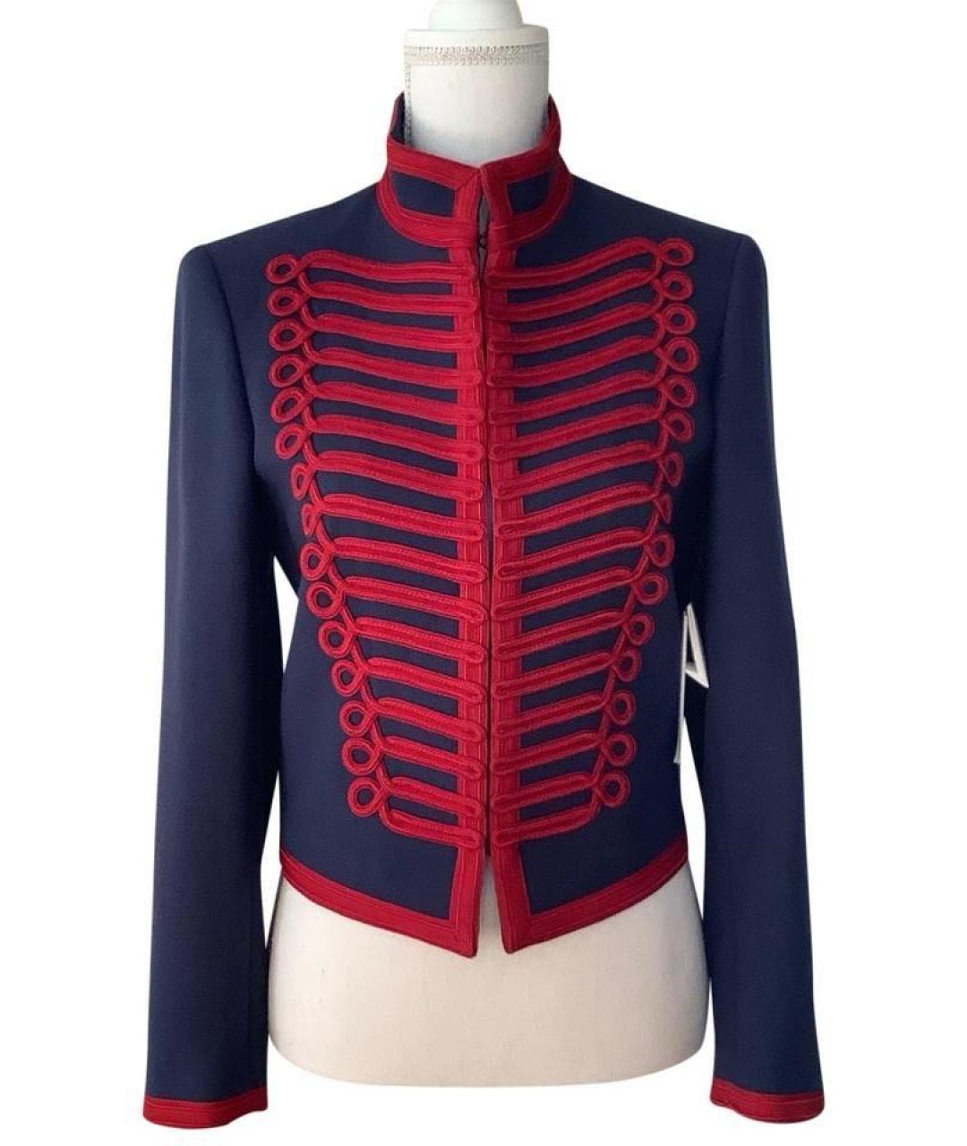 SANDRO Темно-синий жакет/пиджак, фото 6