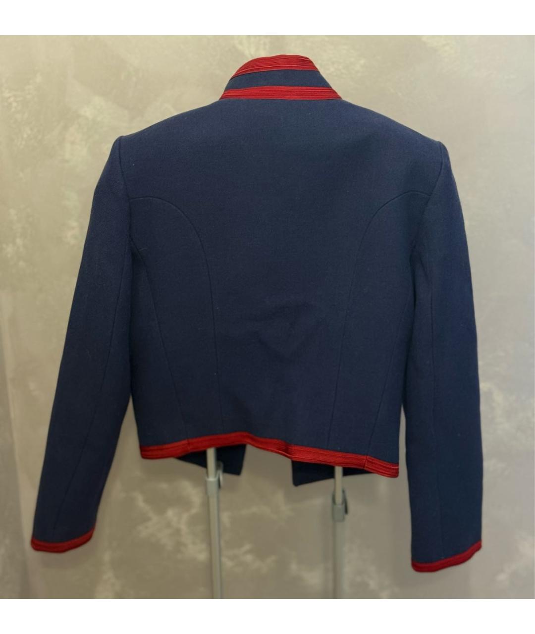SANDRO Темно-синий жакет/пиджак, фото 5