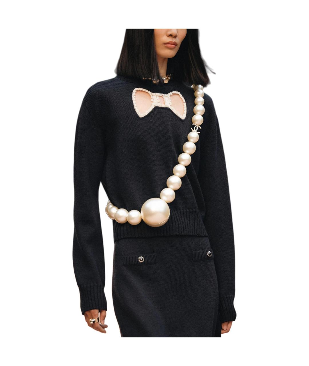 CHANEL Черный джемпер / свитер, фото 2