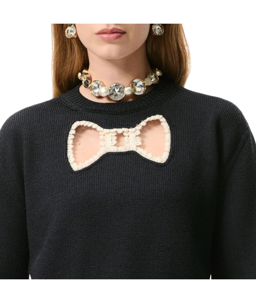 CHANEL Черный джемпер / свитер, фото 4