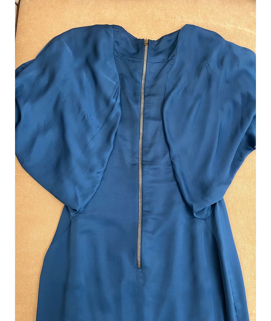 GIVENCHY Синее полиэстеровое коктейльное платье, фото 2