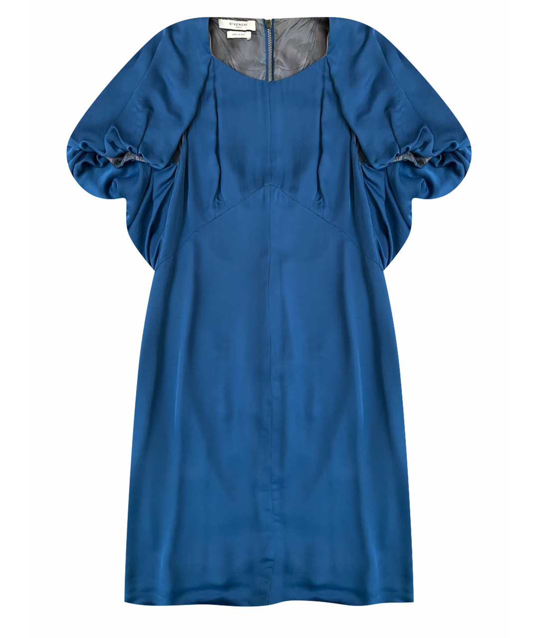 GIVENCHY Синее полиэстеровое коктейльное платье, фото 1