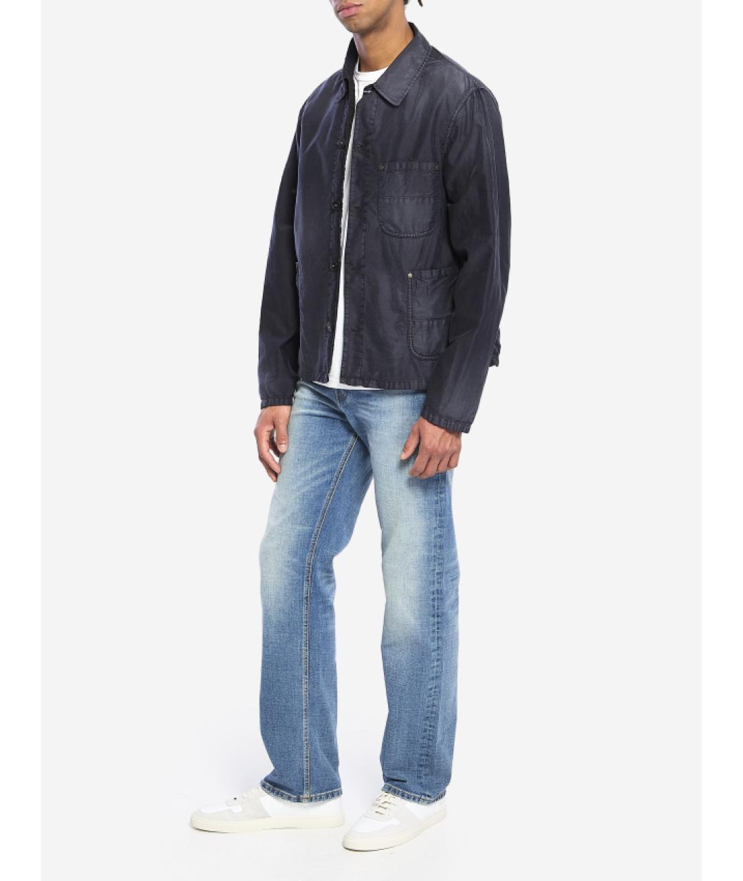 MAISON MARGIELA Синяя хлопковая куртка, фото 3