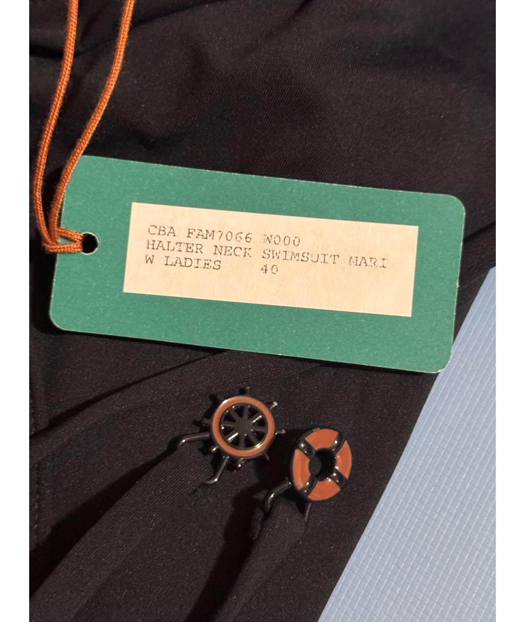 LORO PIANA Темно-синий купальник, фото 5