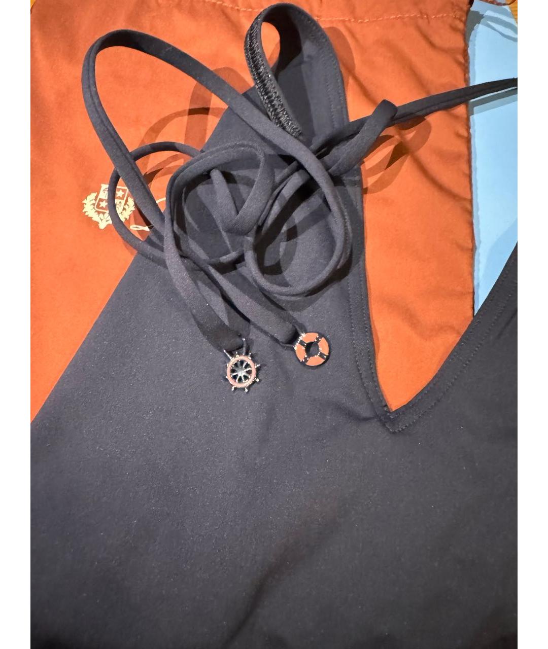 LORO PIANA Темно-синий купальник, фото 4