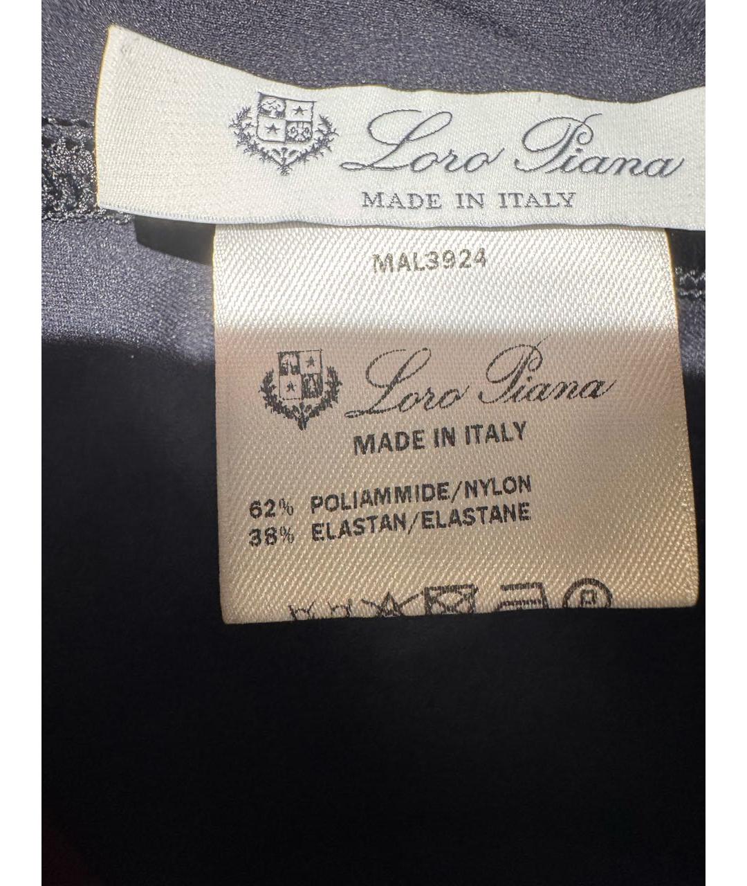 LORO PIANA Темно-синий купальник, фото 6