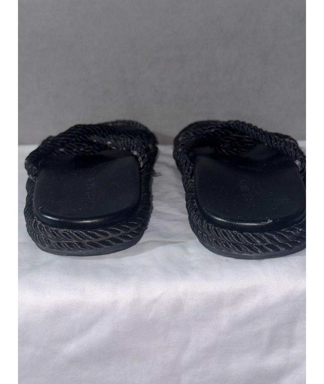 ISABEL MARANT Черные шлепанцы, фото 4