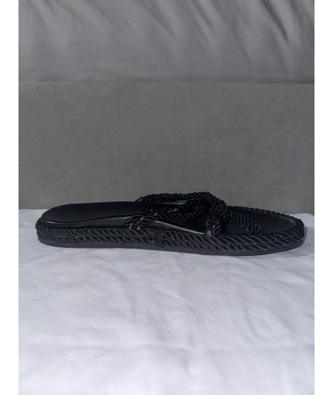 ISABEL MARANT Черные шлепанцы, фото 5