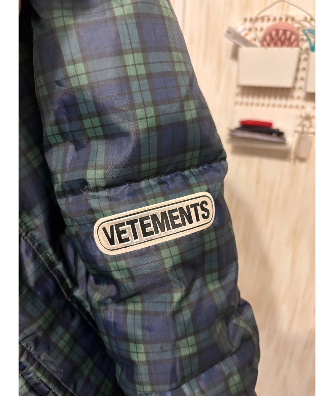 VETEMENTS Зеленая полиамидовая куртка, фото 7