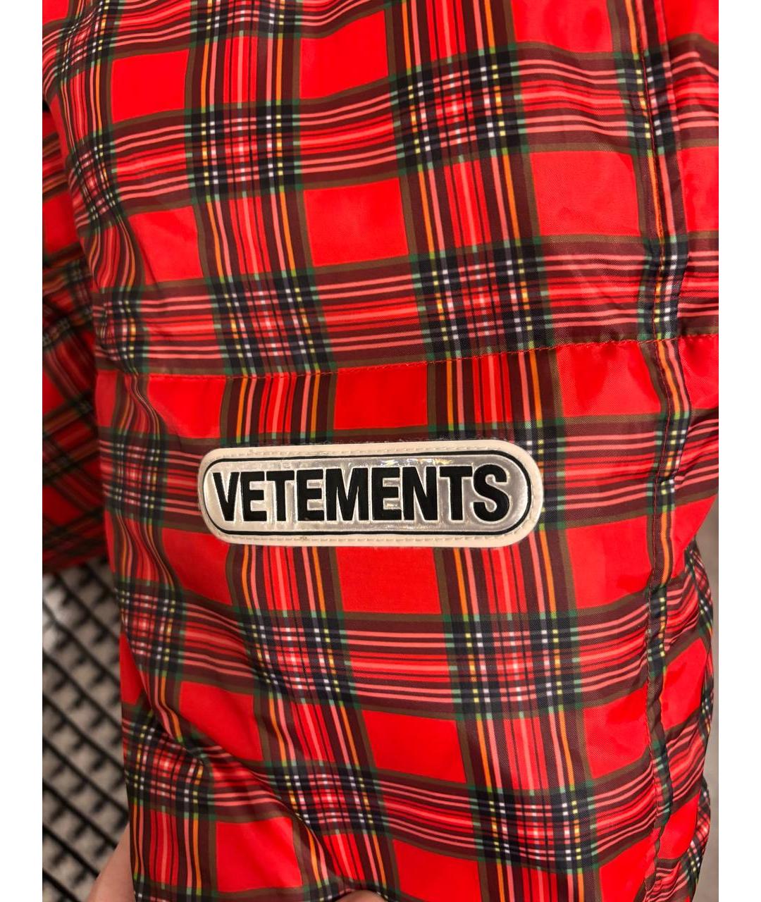 VETEMENTS Зеленая полиамидовая куртка, фото 6