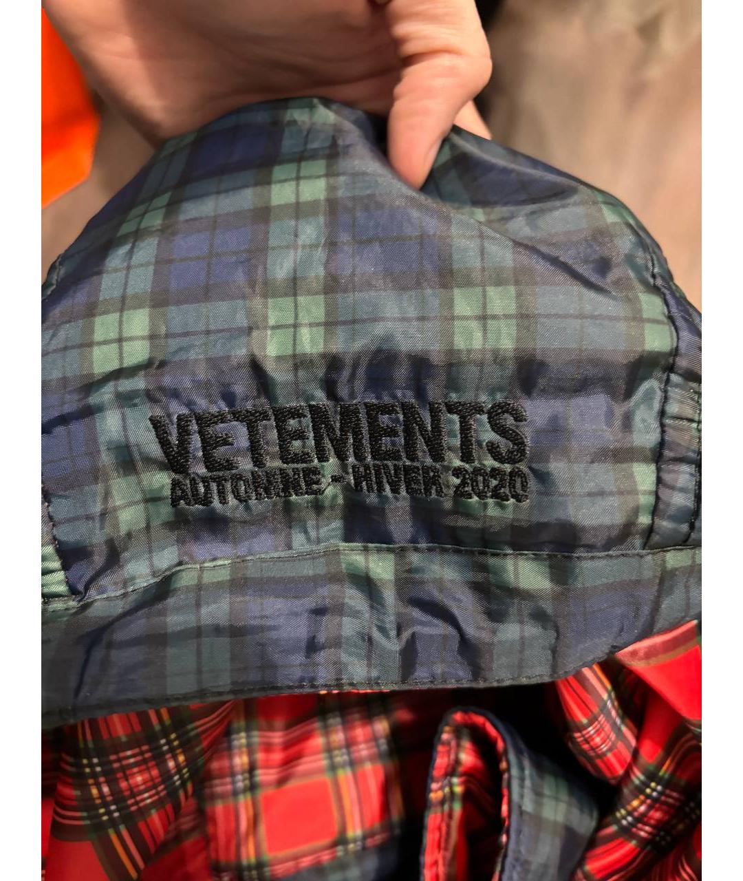 VETEMENTS Зеленая полиамидовая куртка, фото 3