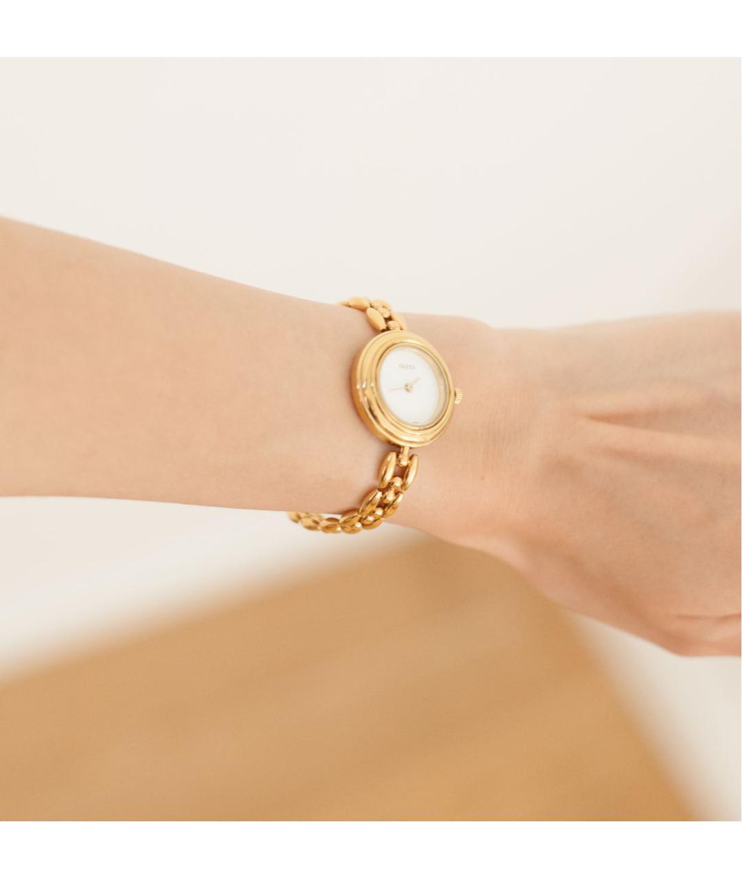 GUCCI Золотые позолоченные часы, фото 5