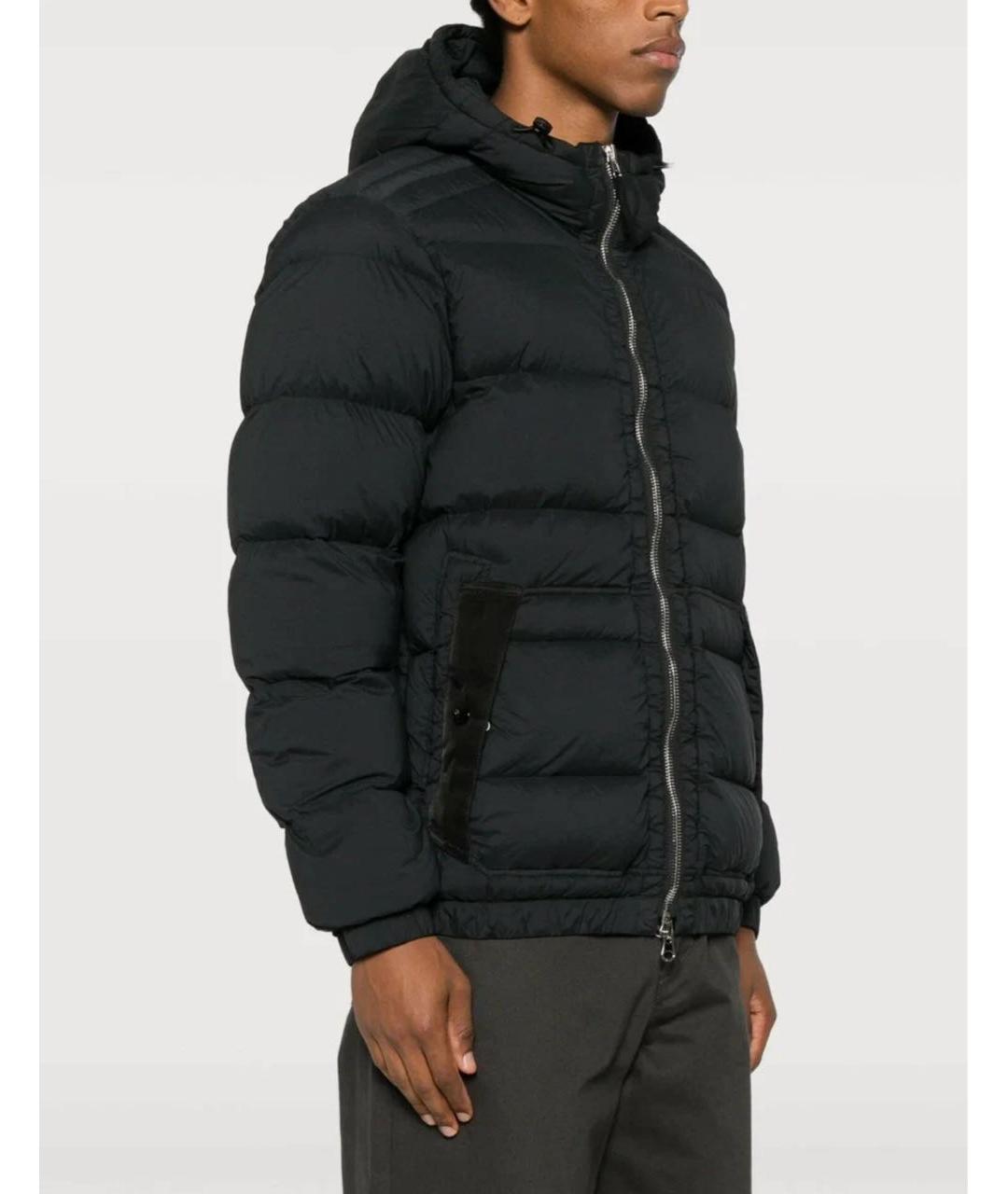 STONE ISLAND Черный пуховик, фото 5