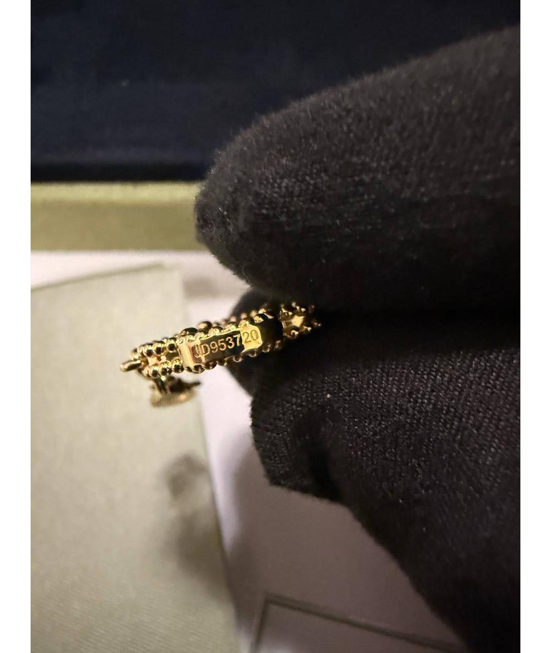 VAN CLEEF & ARPELS Зеленый браслет из желтого золота, фото 4