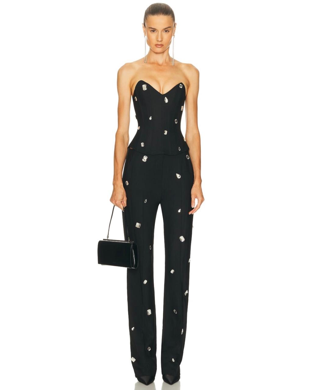 DAVID KOMA Черный шерстяной корсет, фото 7