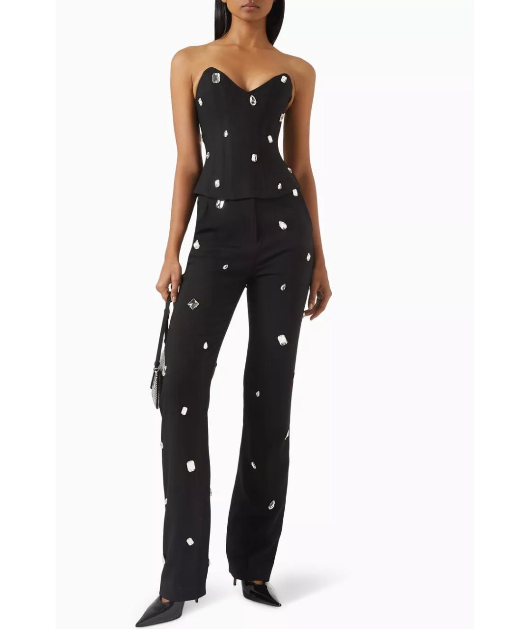 DAVID KOMA Черный шерстяной корсет, фото 5