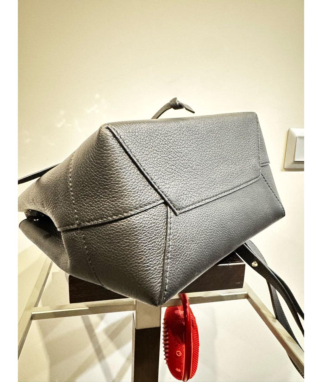 LOUIS VUITTON Черный кожаный рюкзак, фото 7