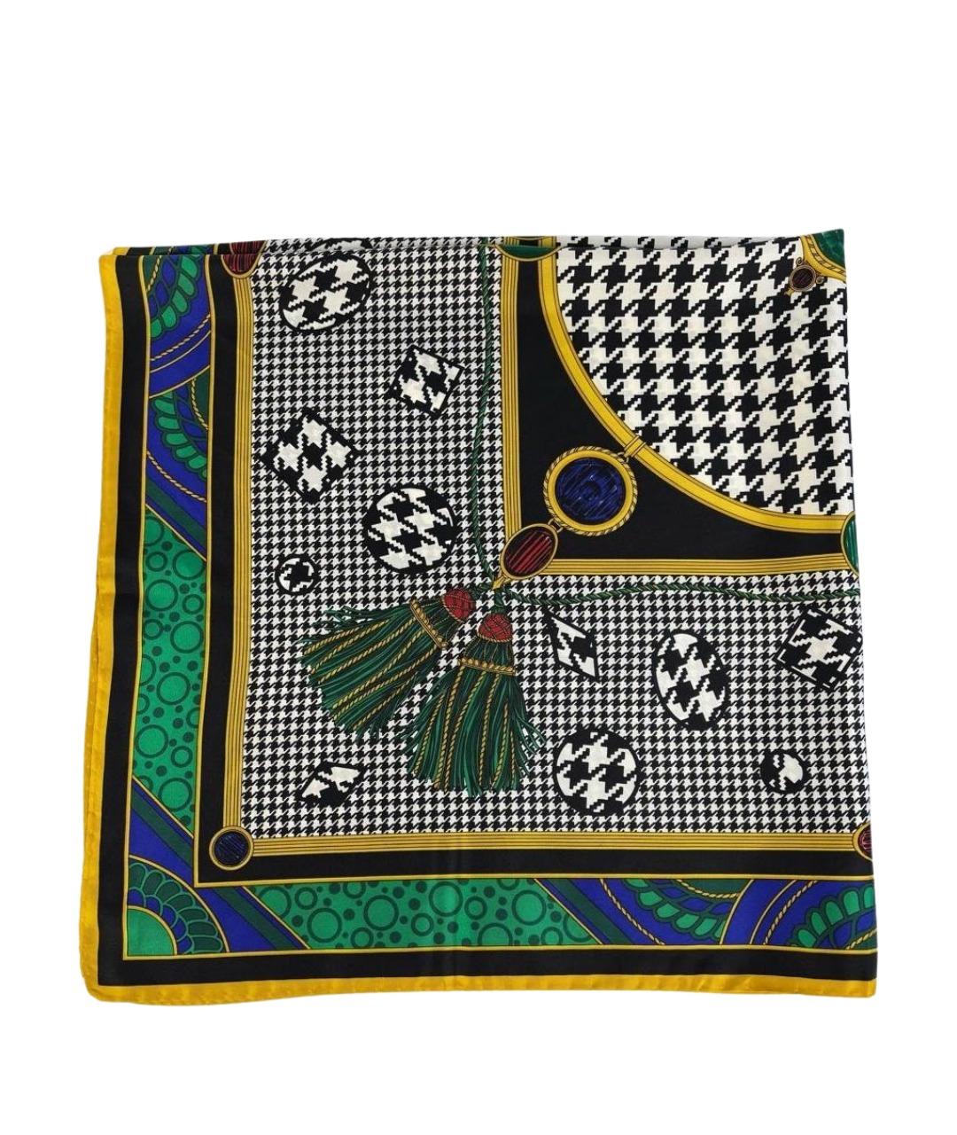 CHRISTIAN DIOR Мульти шелковый платок, фото 1