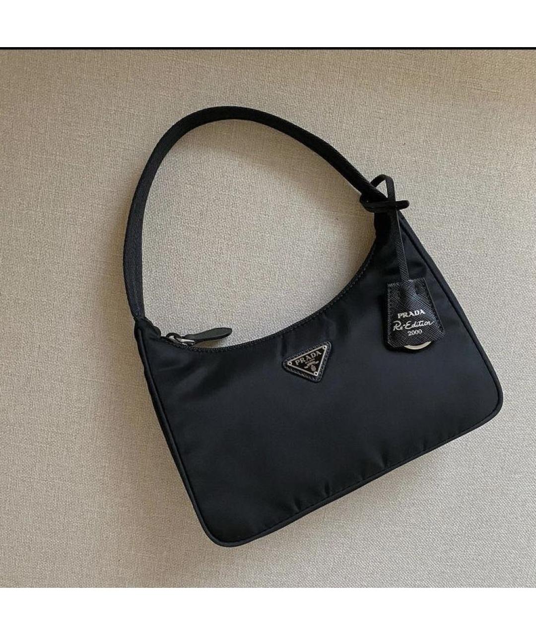 PRADA Черная сумка с короткими ручками, фото 7