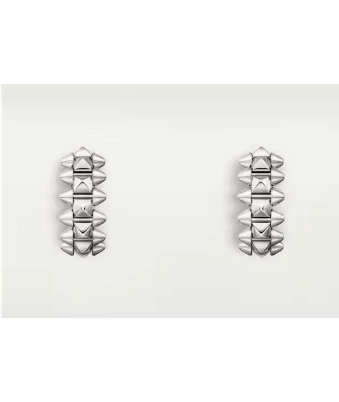 CARTIER Серебряные серьги из белого золота, фото 9