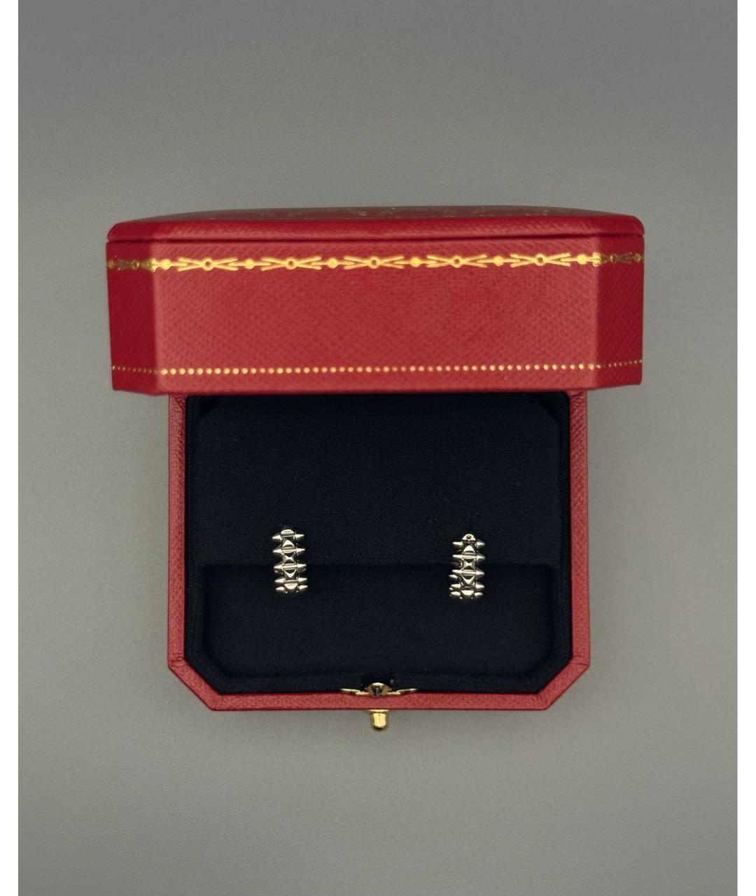 CARTIER Серебряные серьги из белого золота, фото 4