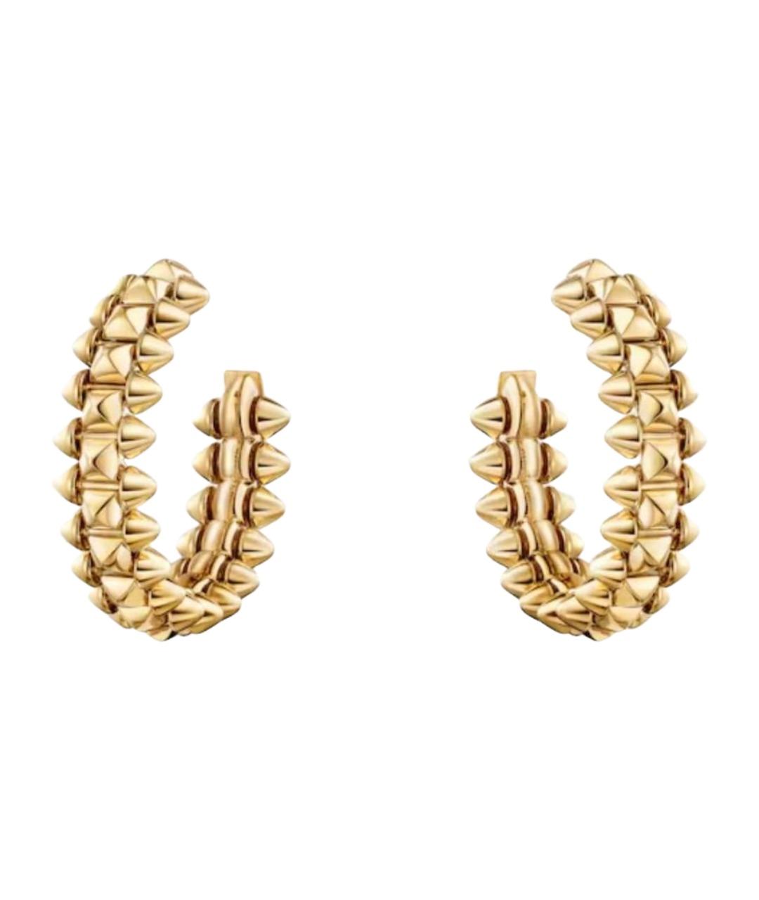 CARTIER Золотые серьги из желтого золота, фото 1