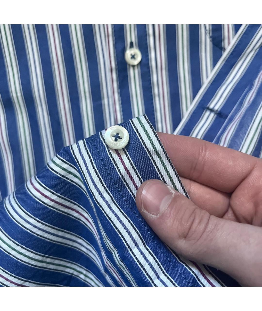 BOGNER Мульти хлопковая кэжуал рубашка, фото 7