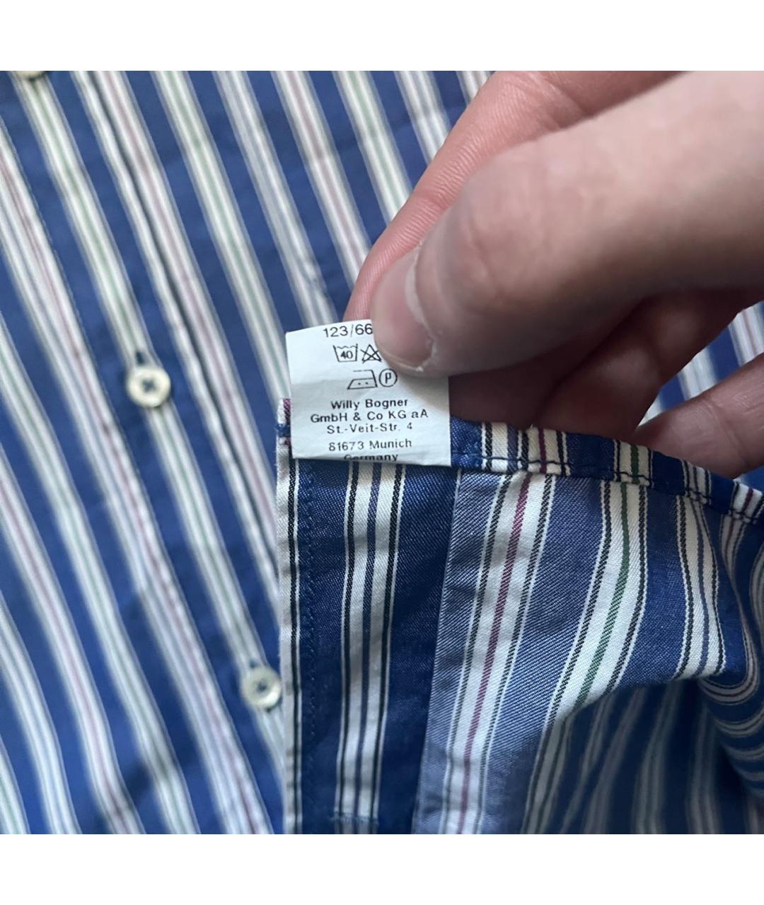 BOGNER Мульти хлопковая кэжуал рубашка, фото 5