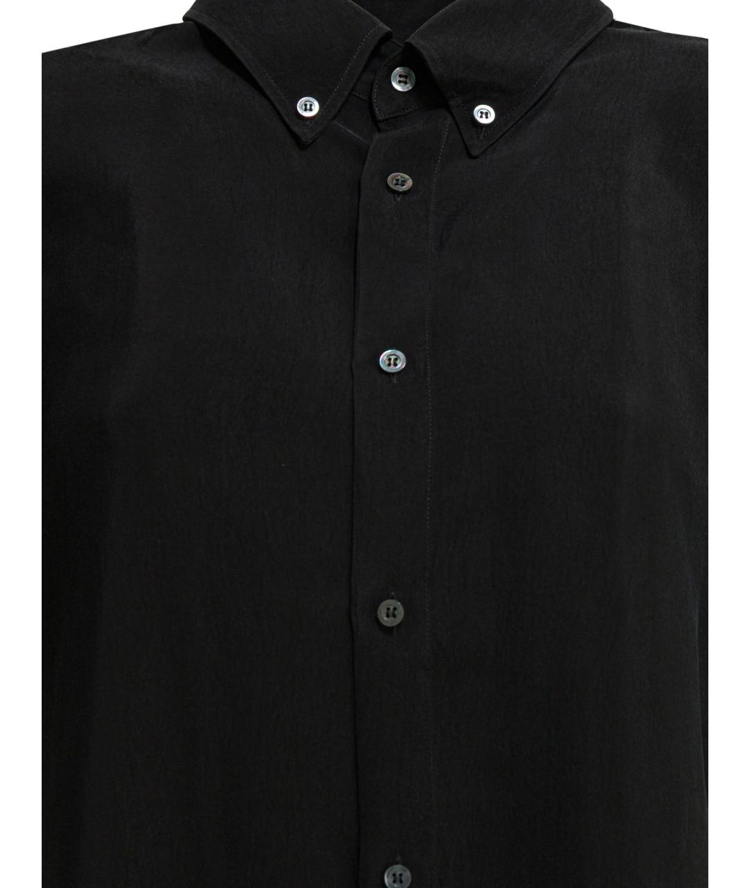 MAISON MARGIELA Черная вискозная рубашка, фото 3