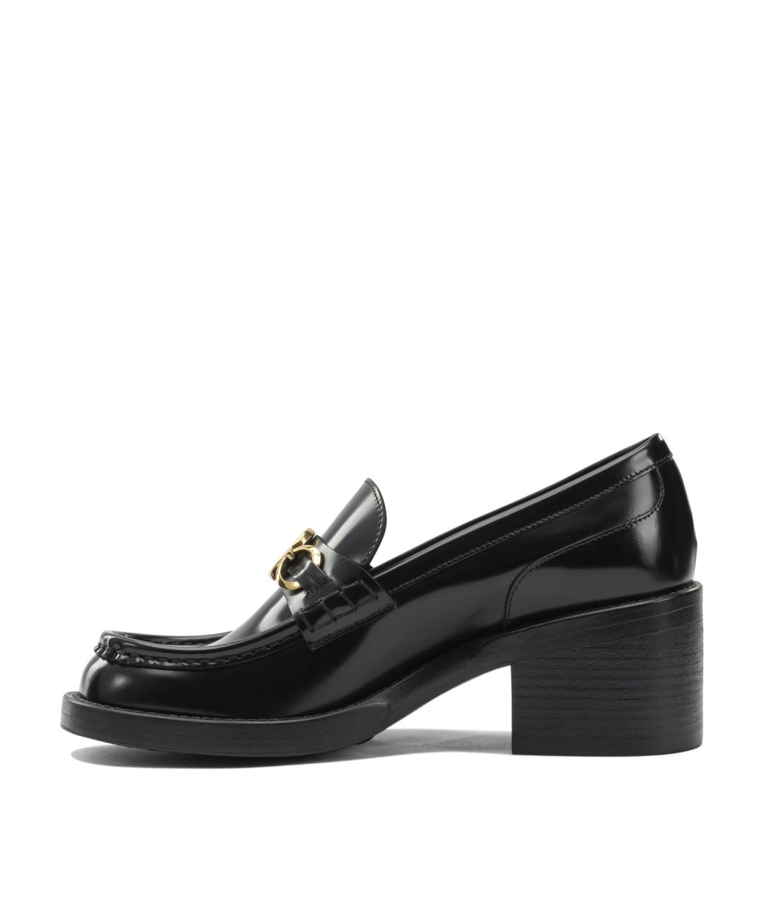 CHLOE Черные кожаные лоферы, фото 3