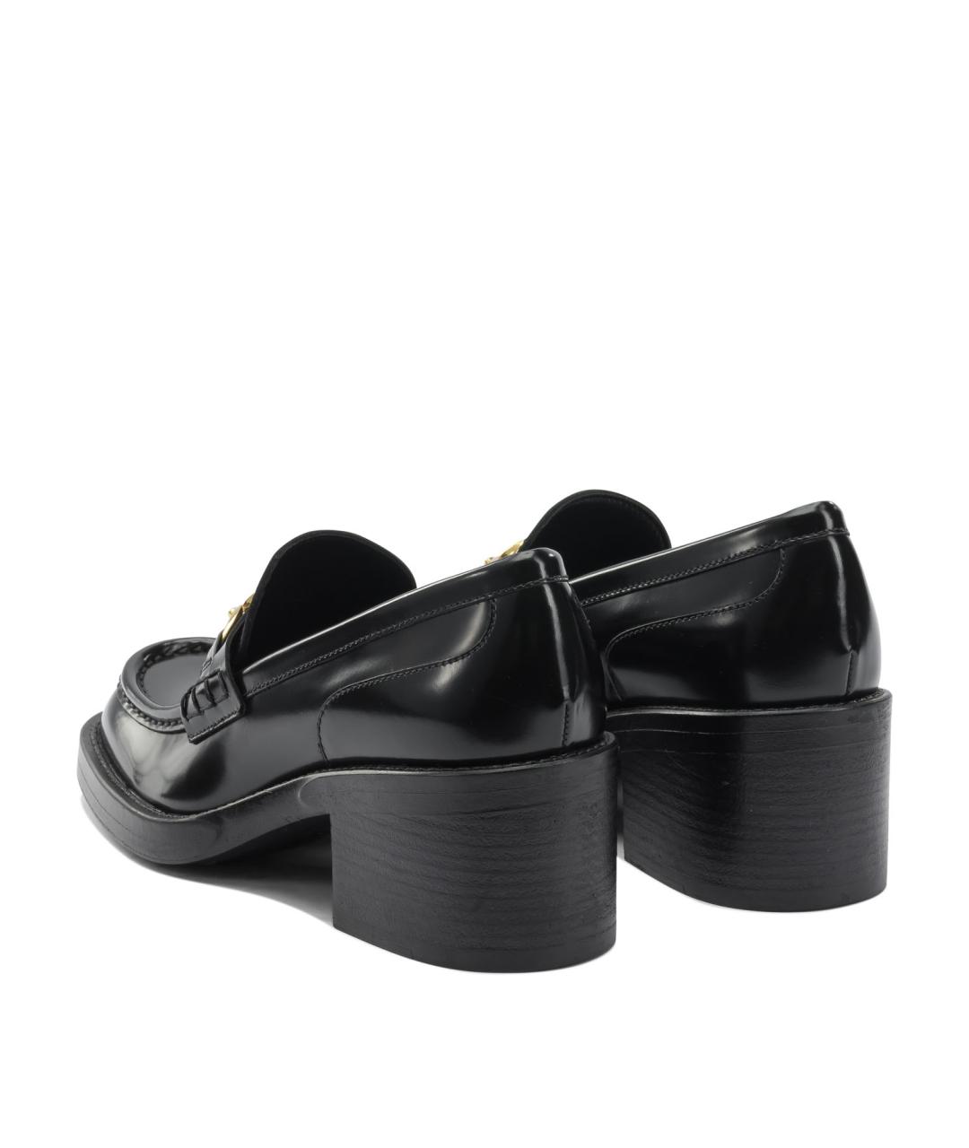 CHLOE Черные кожаные лоферы, фото 4