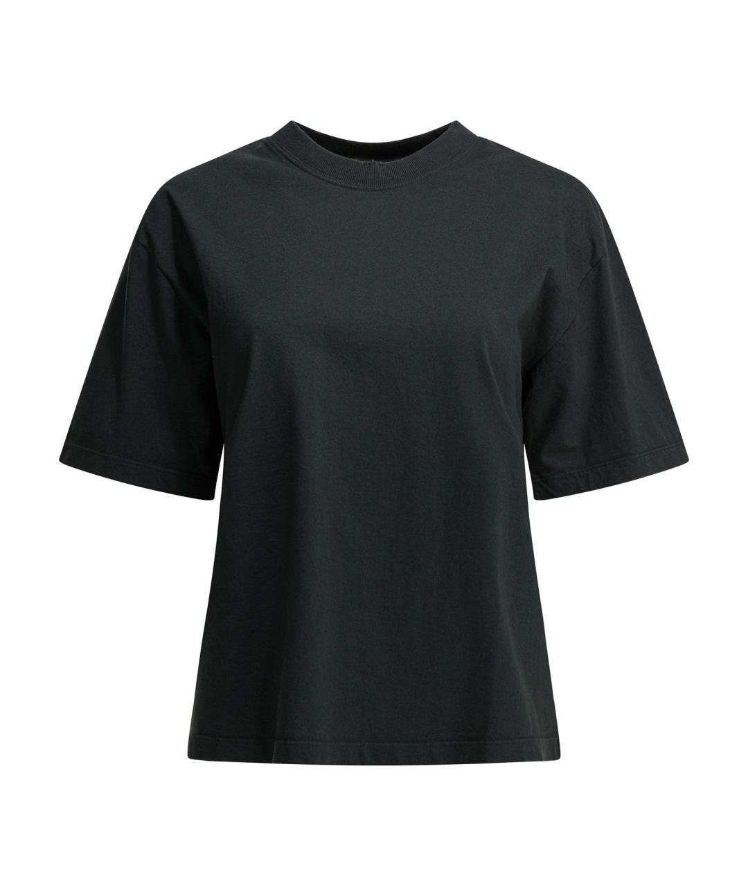 GOLDEN GOOSE DELUXE BRAND Черная хлопковая футболка, фото 1