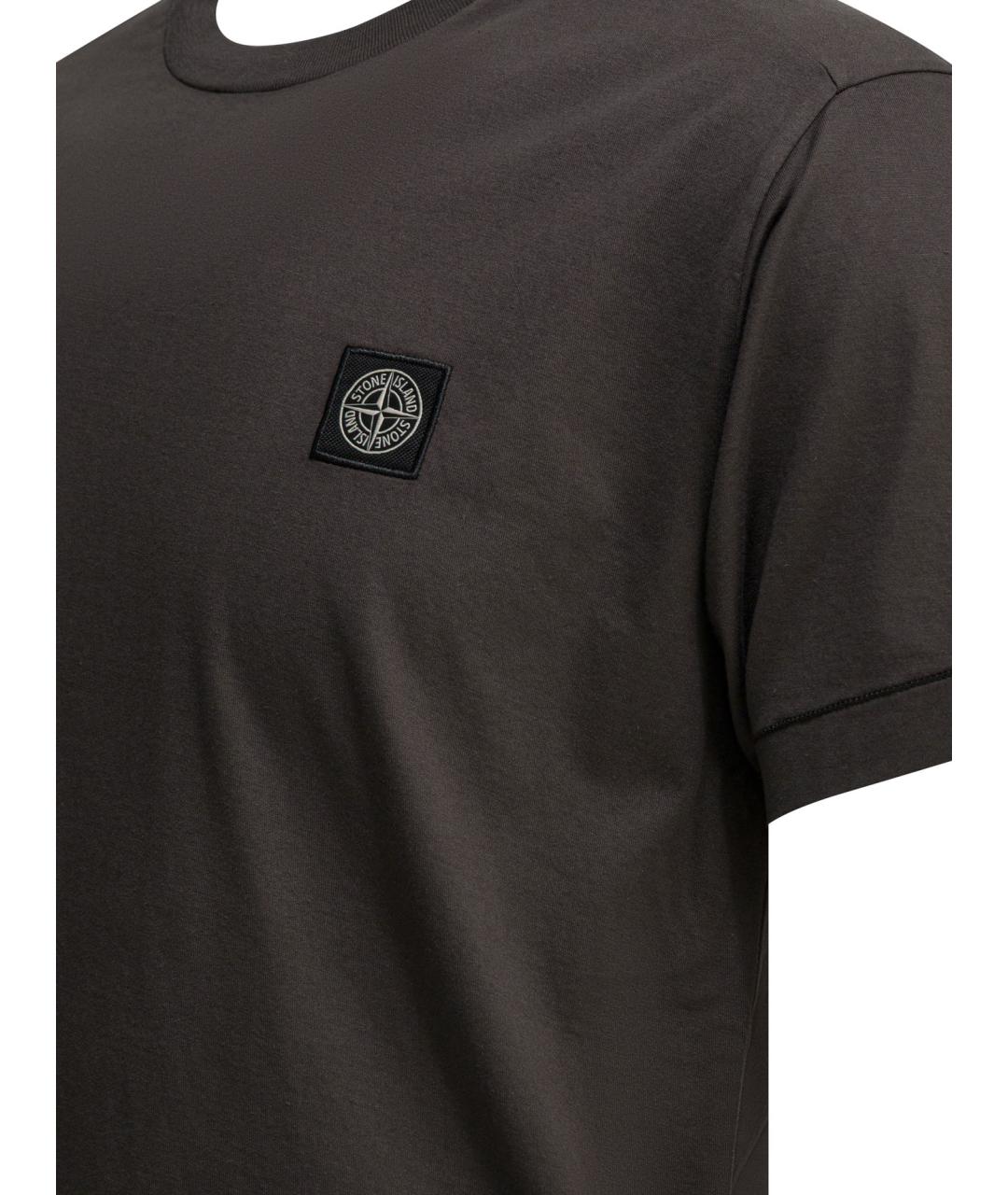 STONE ISLAND Мульти хлопковая футболка, фото 4