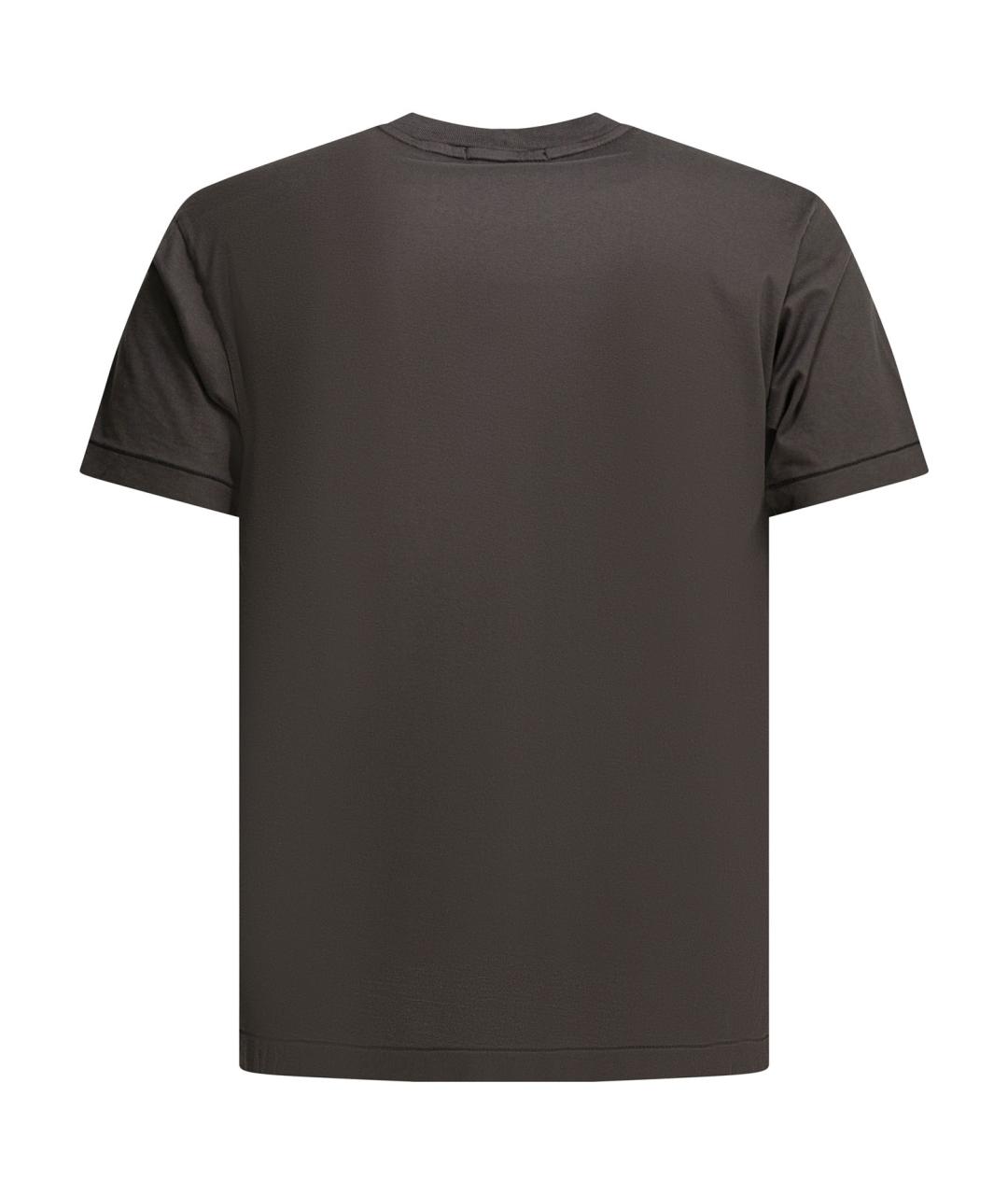 STONE ISLAND Мульти хлопковая футболка, фото 2