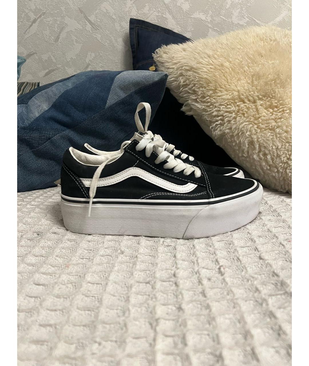 VANS Черные текстильные кеды, фото 5